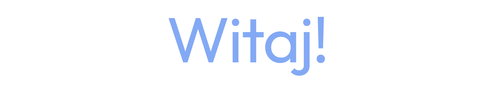 Witaj.